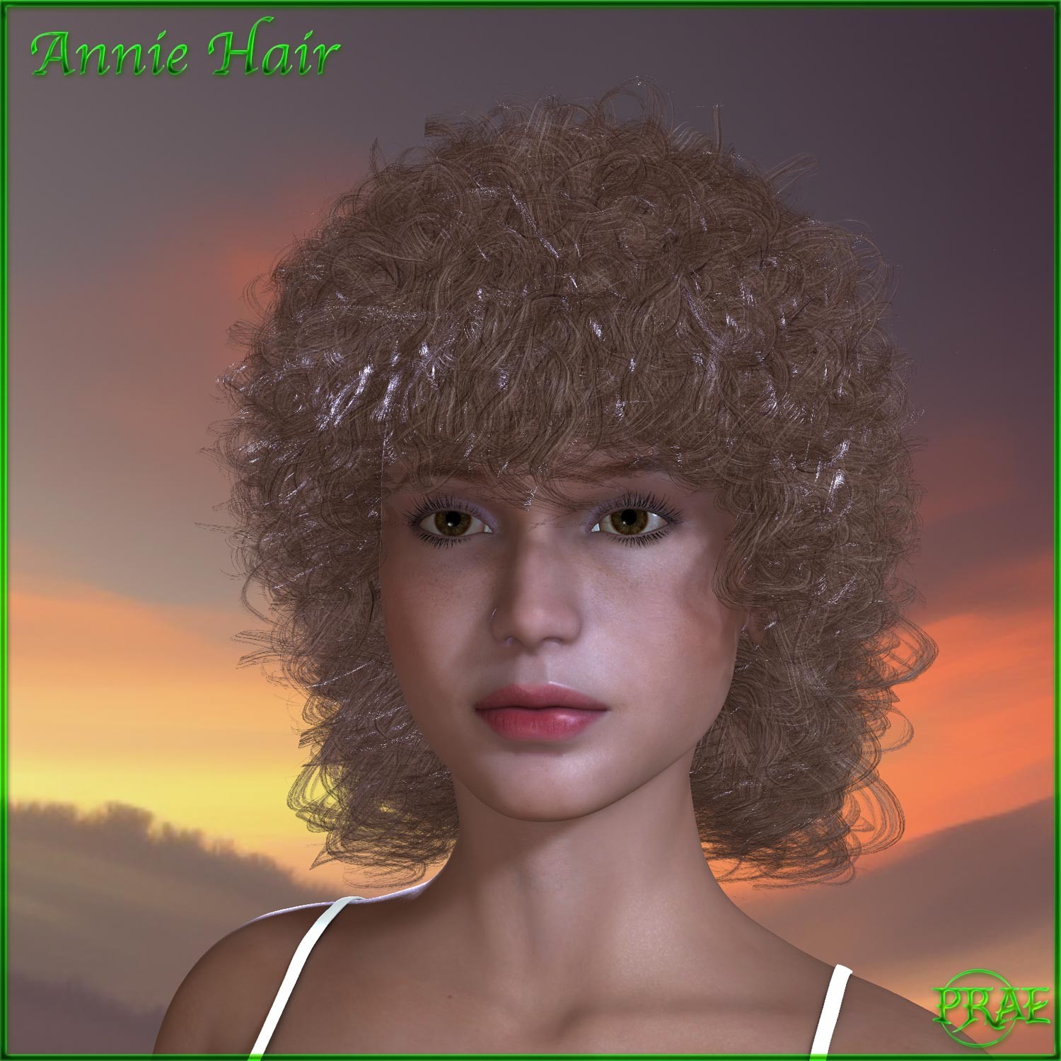 Prae-Annie Hair For Dawn 2 and Poser by N/A