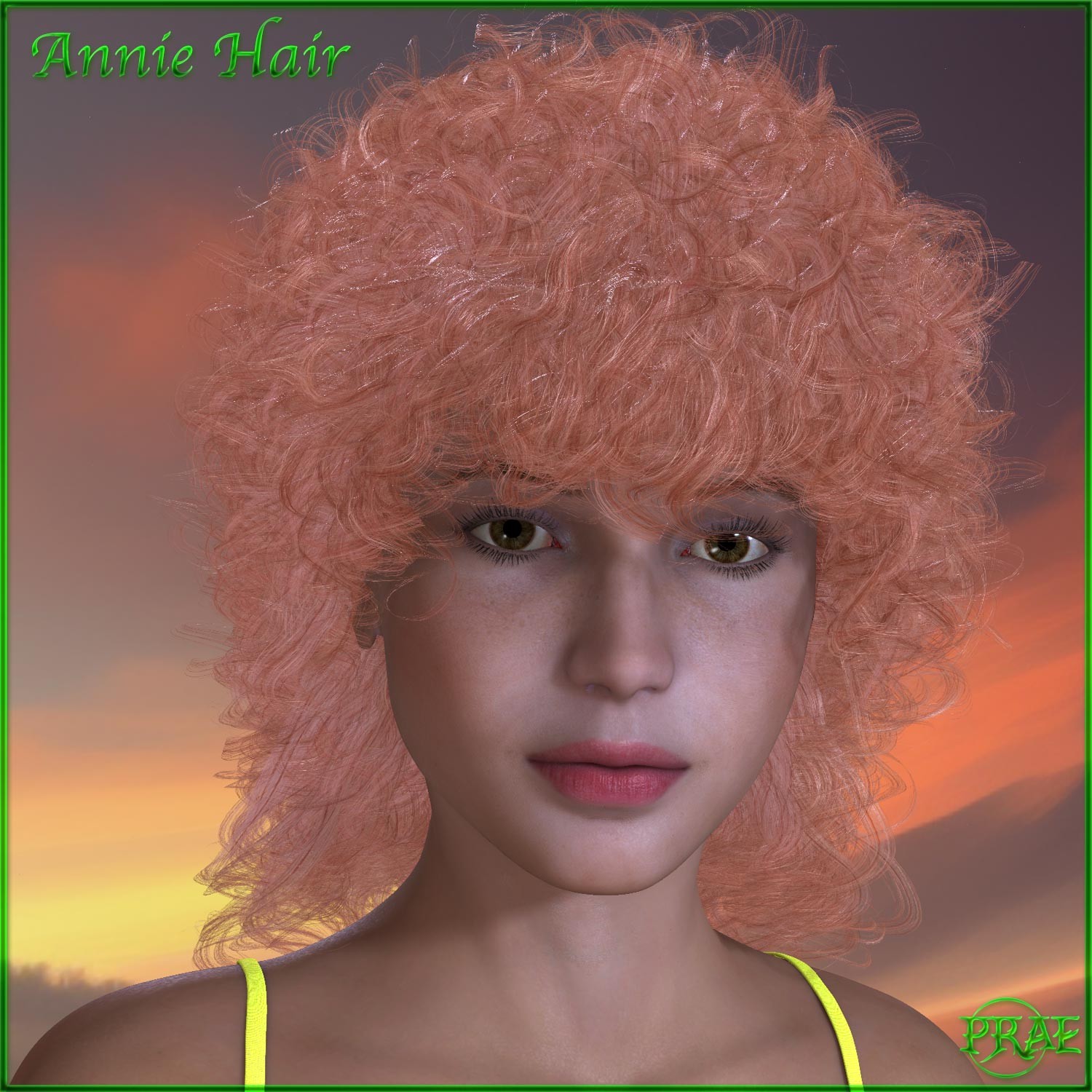 Prae-Annie Hair For Dawn 2 and Poser by N/A