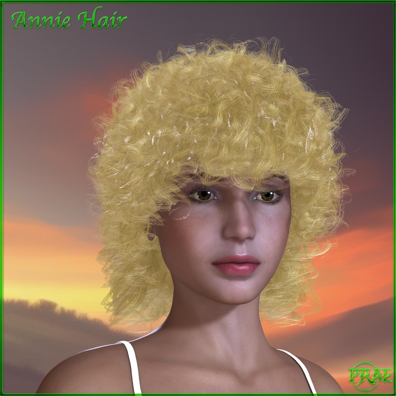Prae-Annie Hair For Dawn 2 and Poser by N/A
