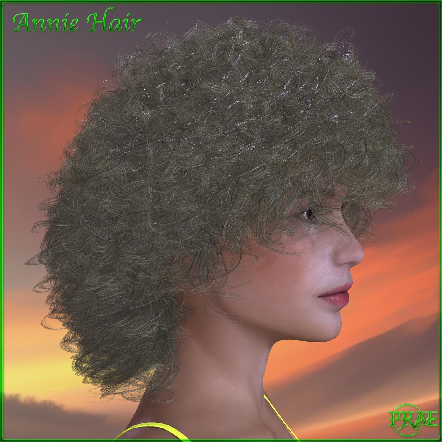 Prae-Annie Hair For Dawn 2 and Poser by N/A