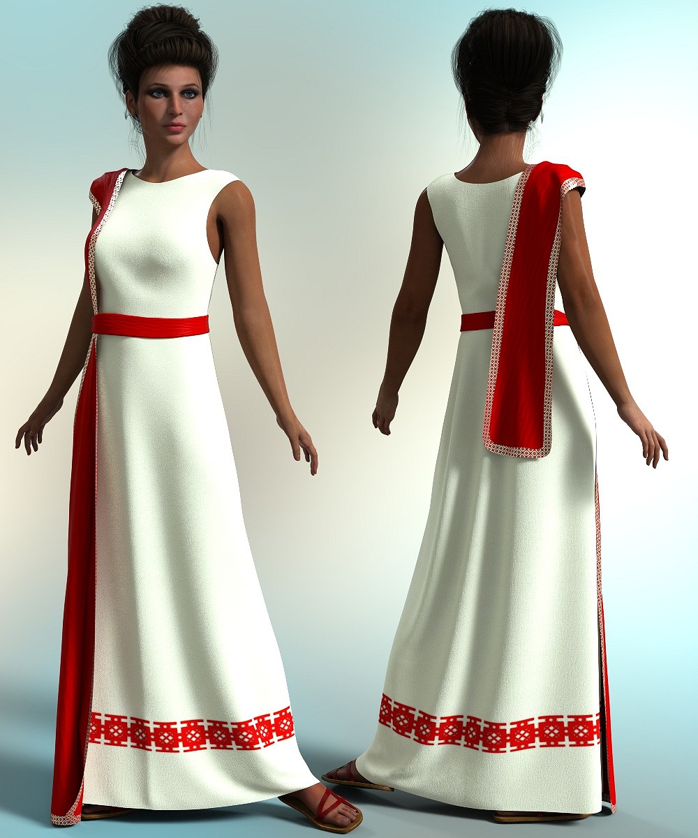 dForce Roman Dress for Dawn2 DS by N/A