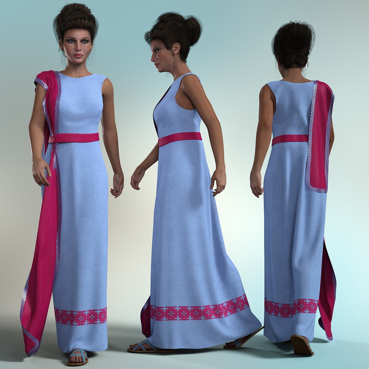 dForce Roman Dress for Dawn2 DS by N/A