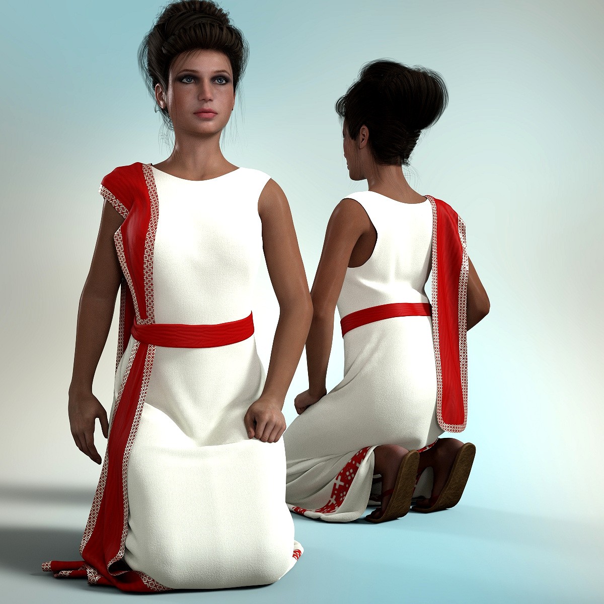 dForce Roman Dress for Dawn2 DS by N/A