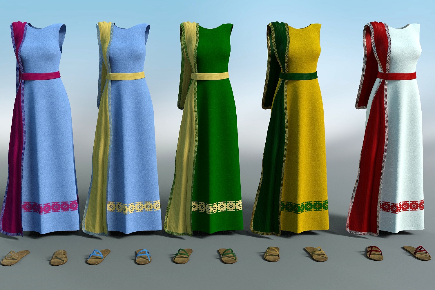 dForce Roman Dress for Dawn2 DS by N/A