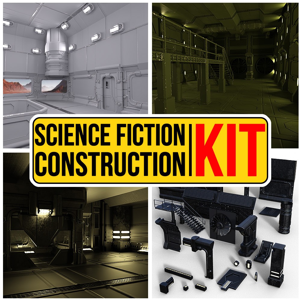 Science Fiction Construction Kit for Daz Studio by N/A