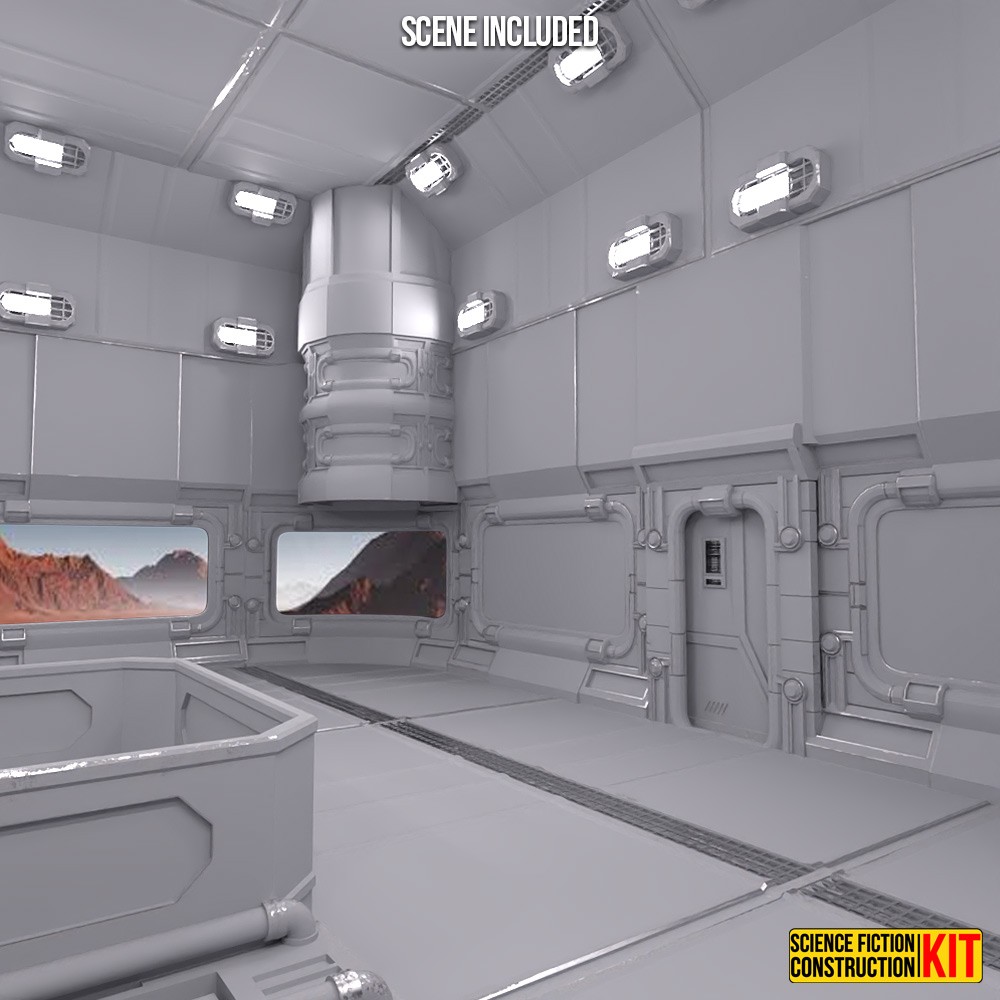 Science Fiction Construction Kit for Daz Studio by N/A