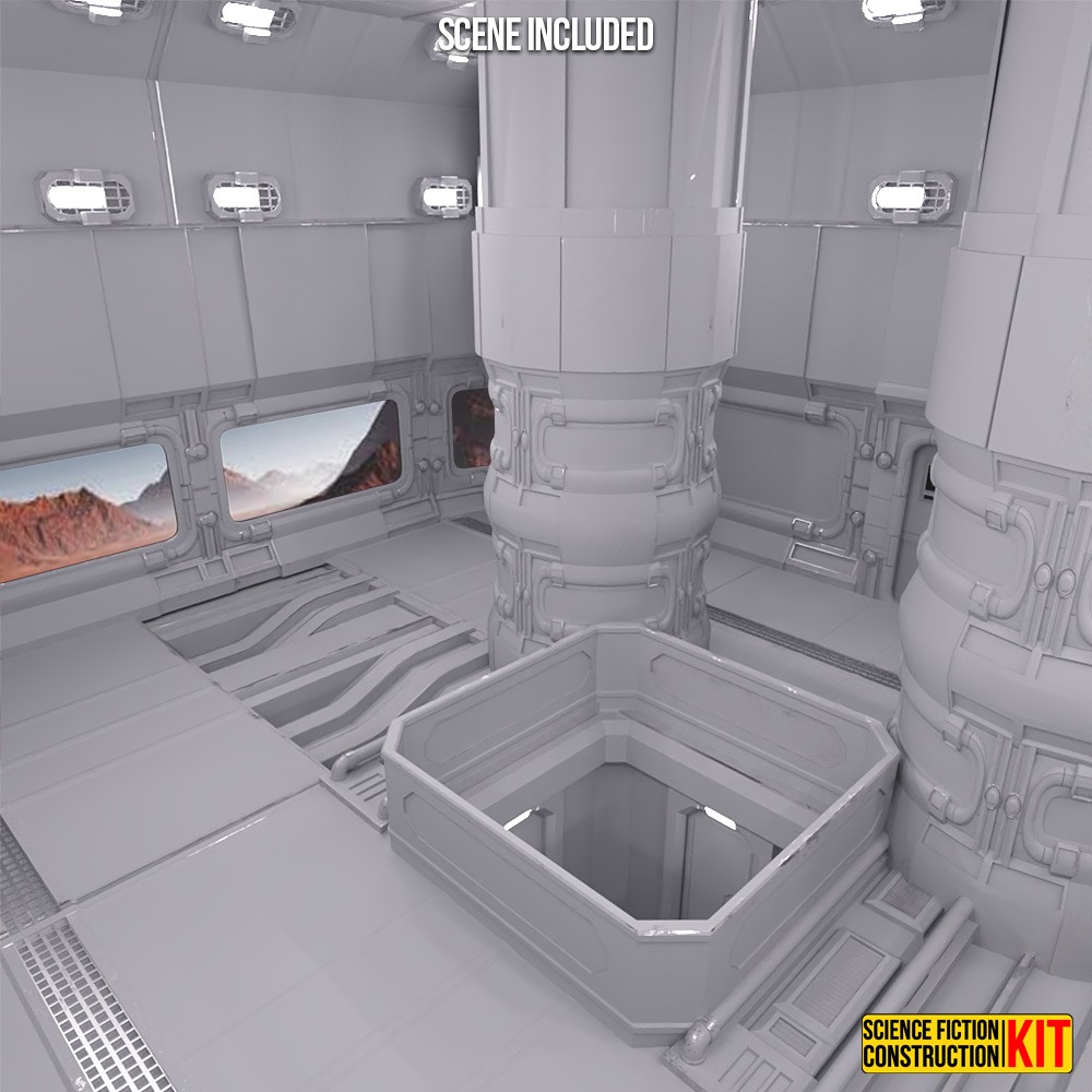 Science Fiction Construction Kit for Daz Studio by N/A
