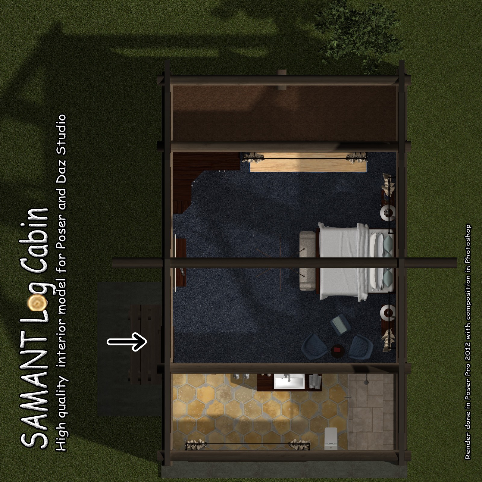 SAMANT Log Cabin by N/A