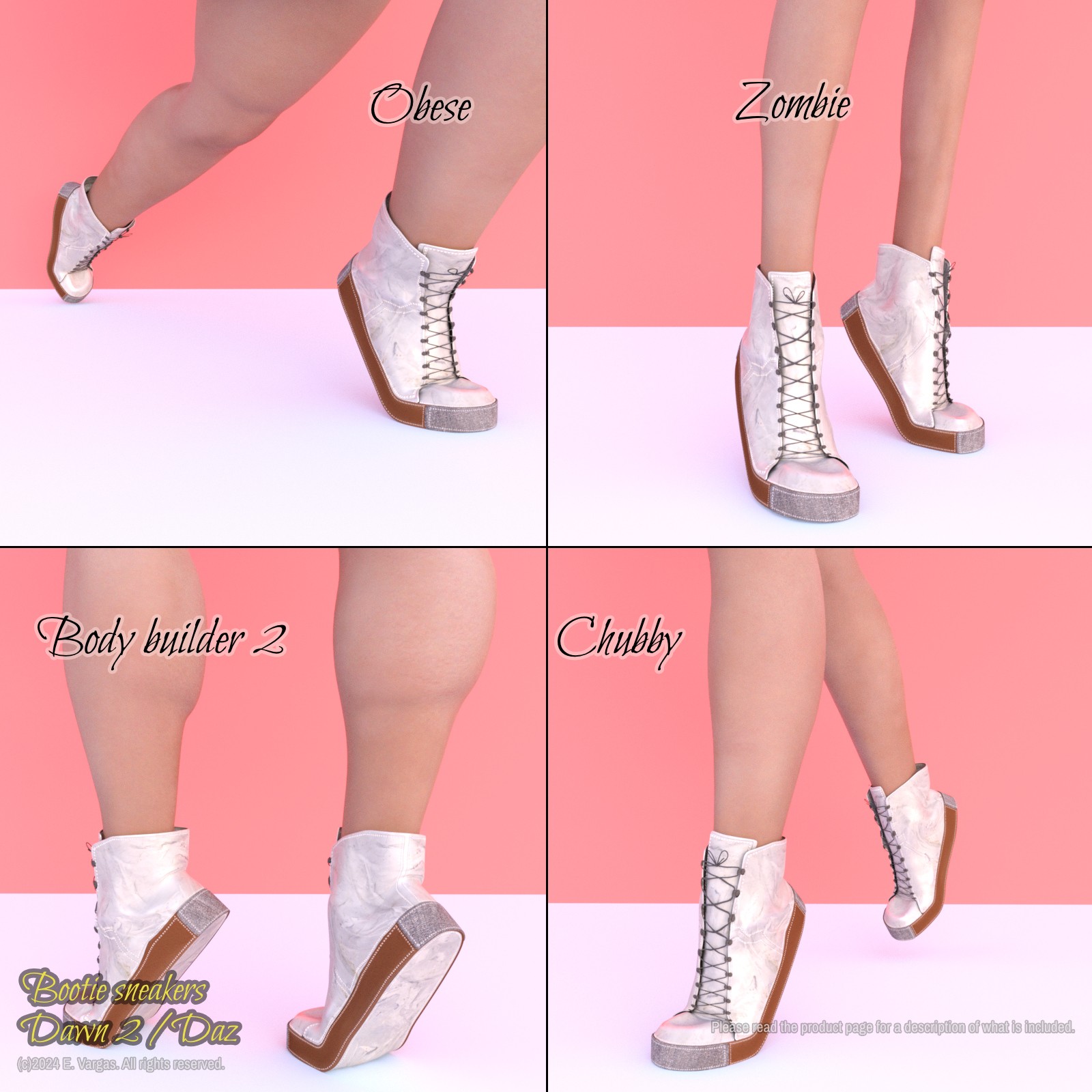 EV Bootie sneakers - Dawn 2 Daz by N/A