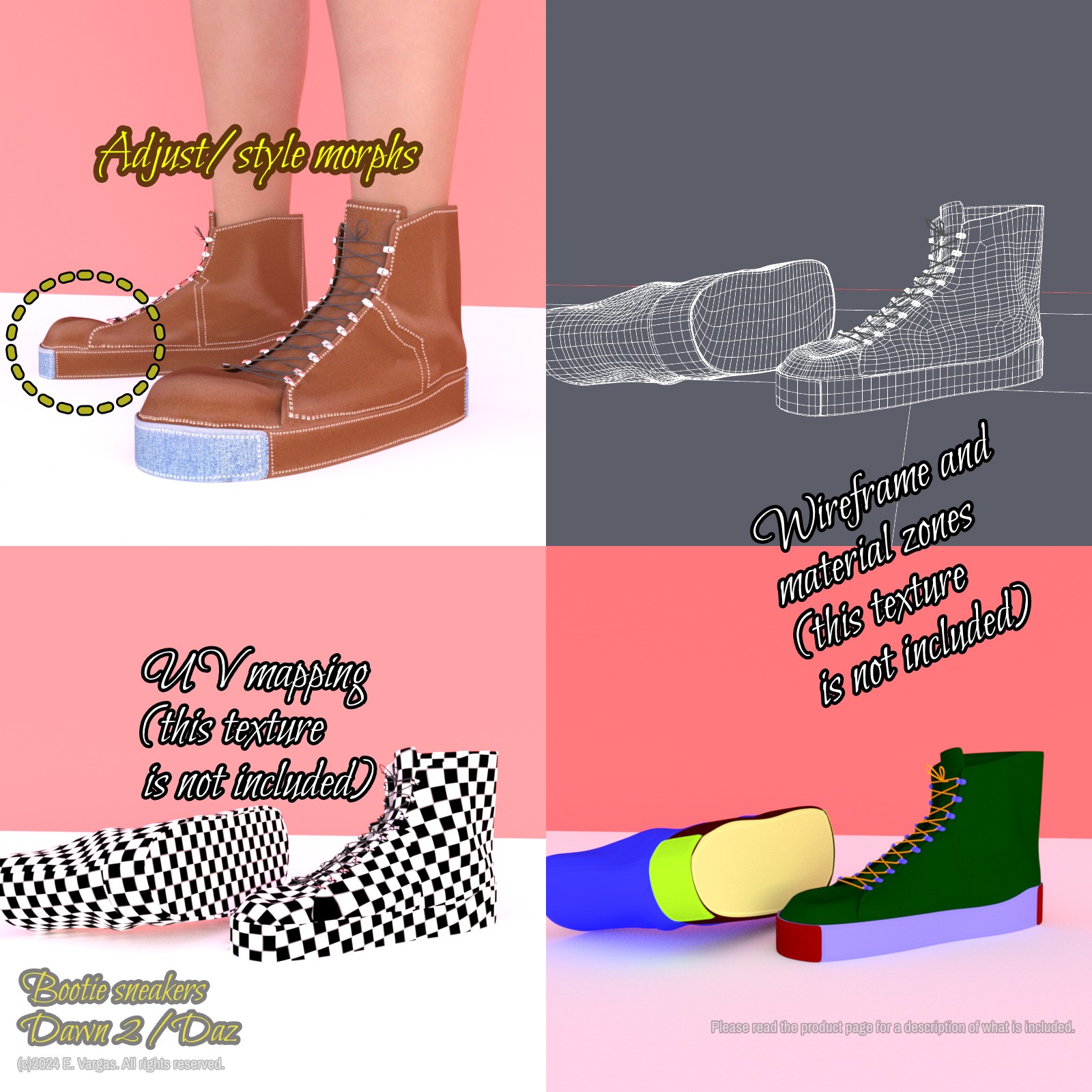 EV Bootie sneakers - Dawn 2 Daz by N/A