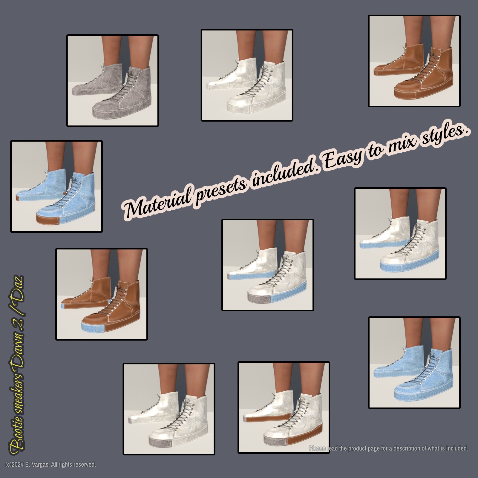 EV Bootie sneakers - Dawn 2 Daz by N/A
