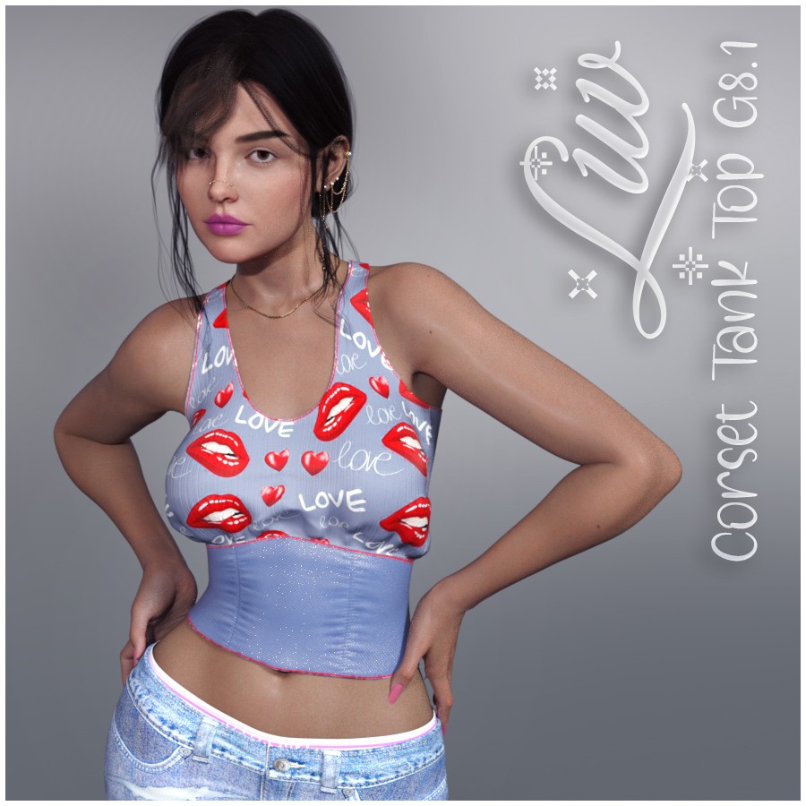 Luv SV Corset Tank Top G8F, G8.1F by N/A