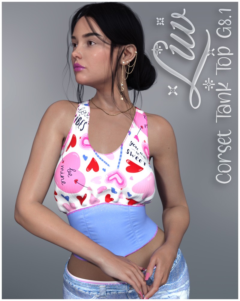 Luv SV Corset Tank Top G8F, G8.1F by N/A