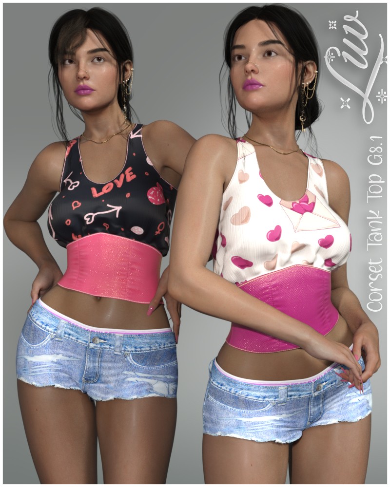 Luv SV Corset Tank Top G8F, G8.1F by N/A