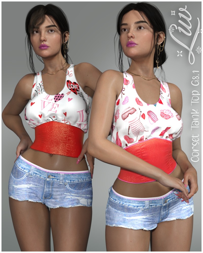 Luv SV Corset Tank Top G8F, G8.1F by N/A
