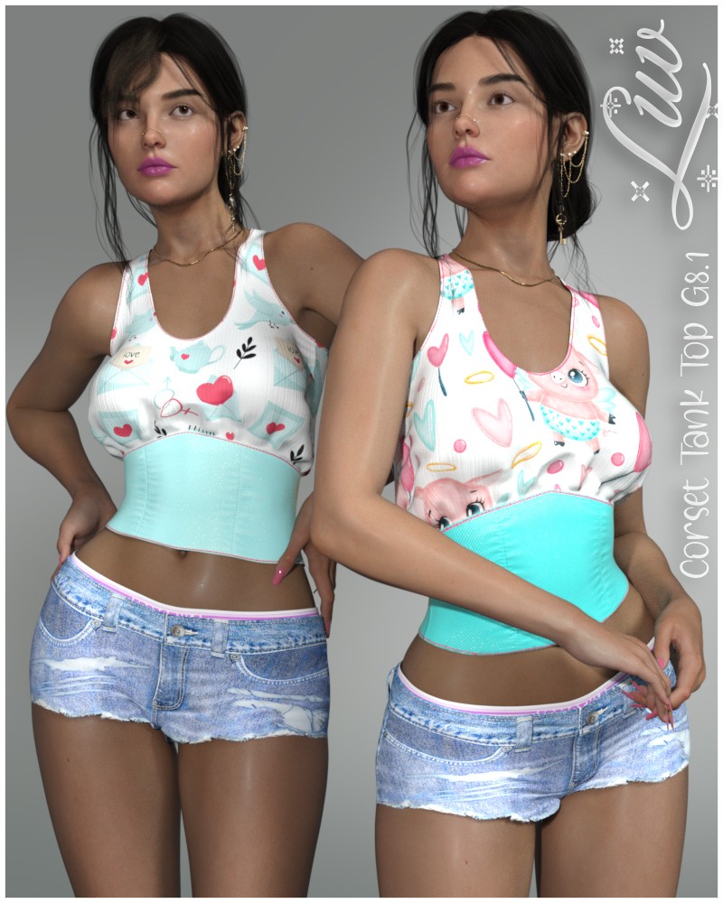 Luv SV Corset Tank Top G8F, G8.1F by N/A