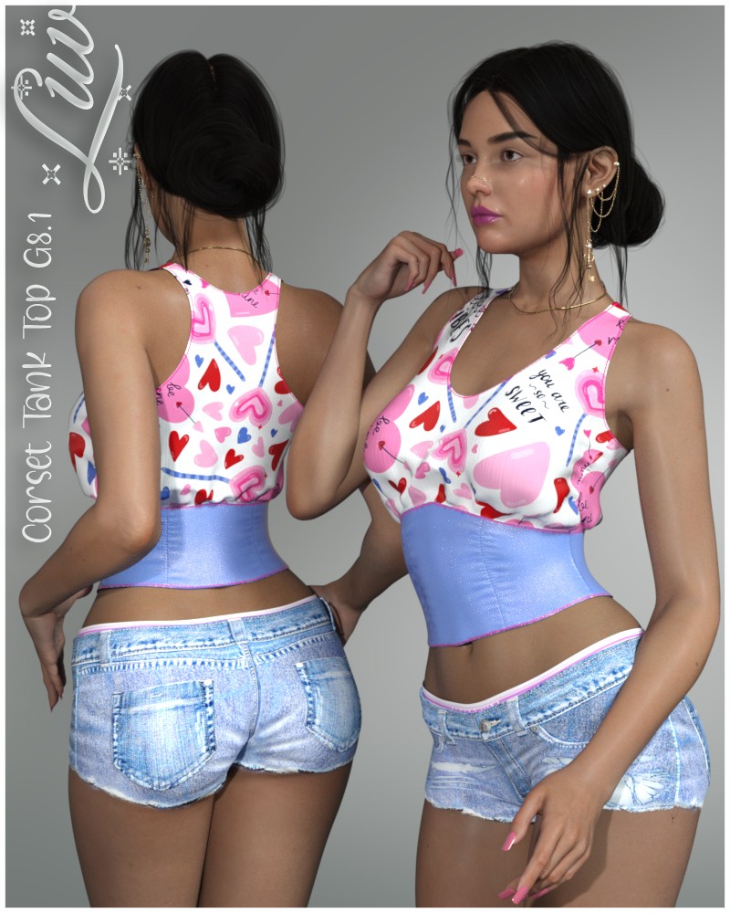 Luv SV Corset Tank Top G8F, G8.1F by N/A