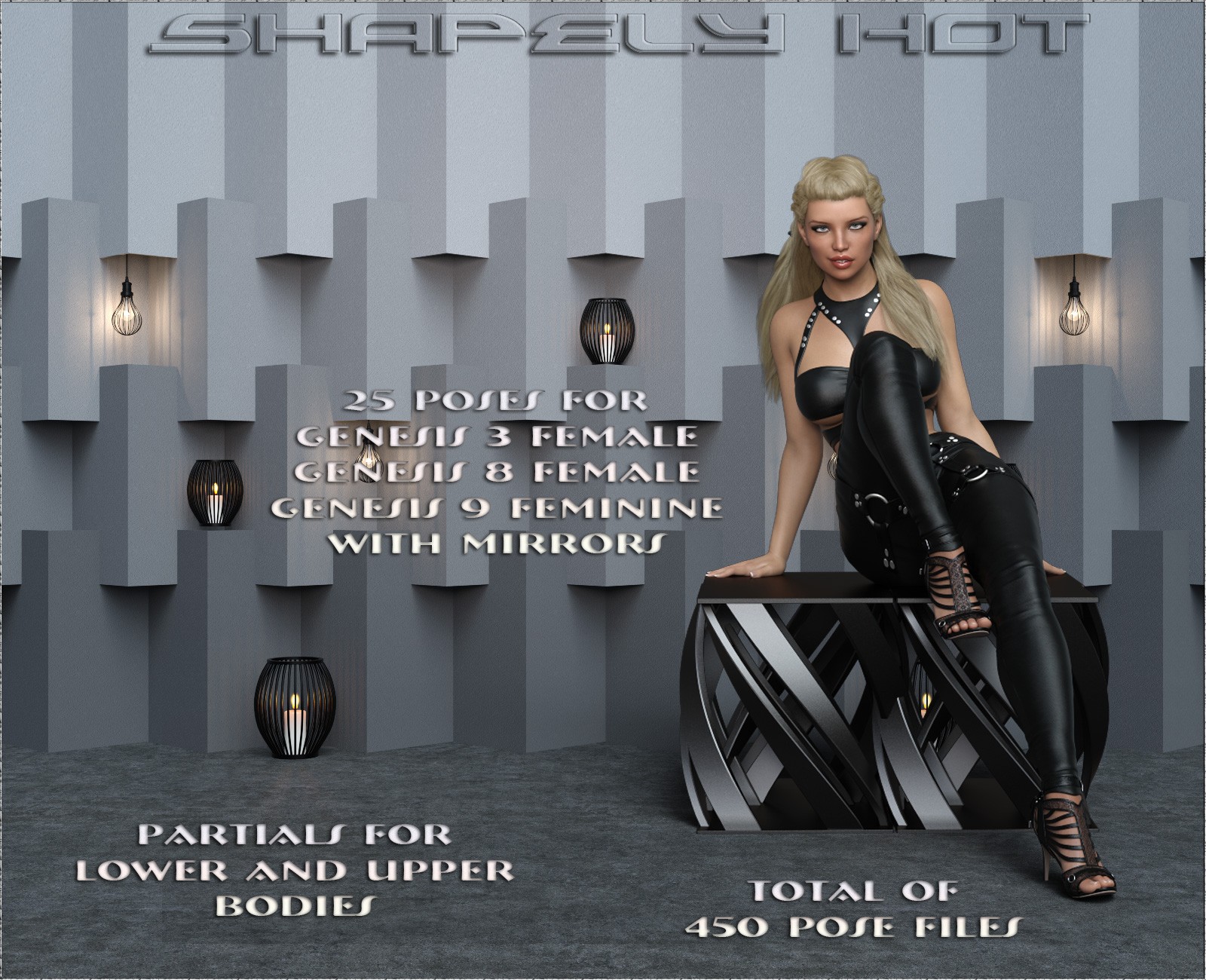 Shapely Hot - Poses G9F-G8F-G3F by N/A