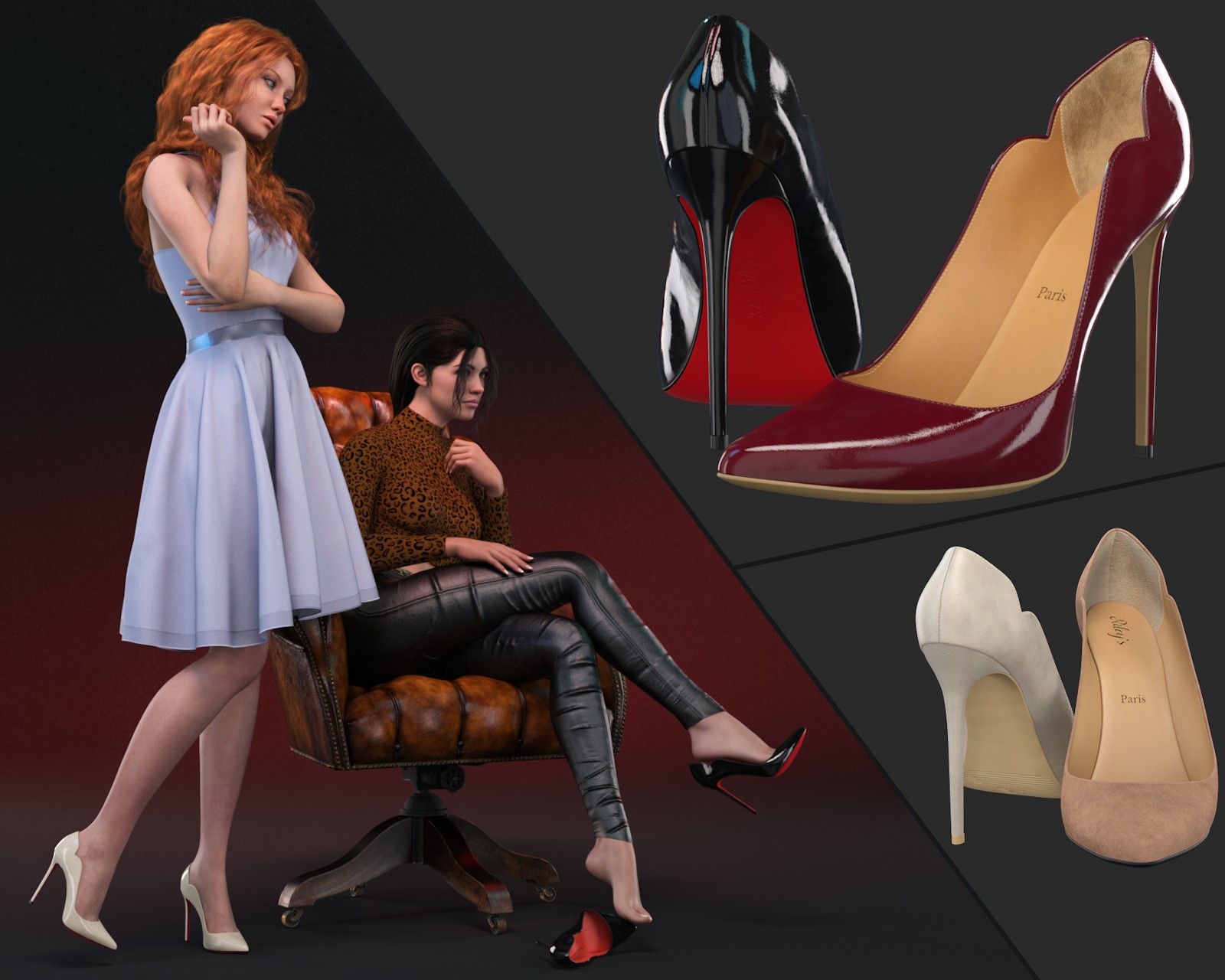 Riley's Stiletto Heels for G9 by N/A