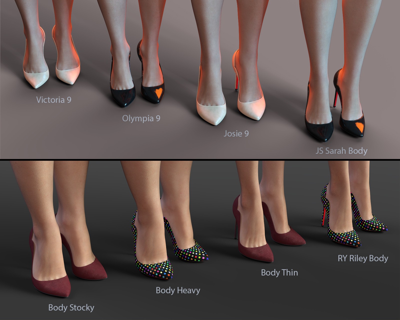 Riley's Stiletto Heels for G9 by N/A