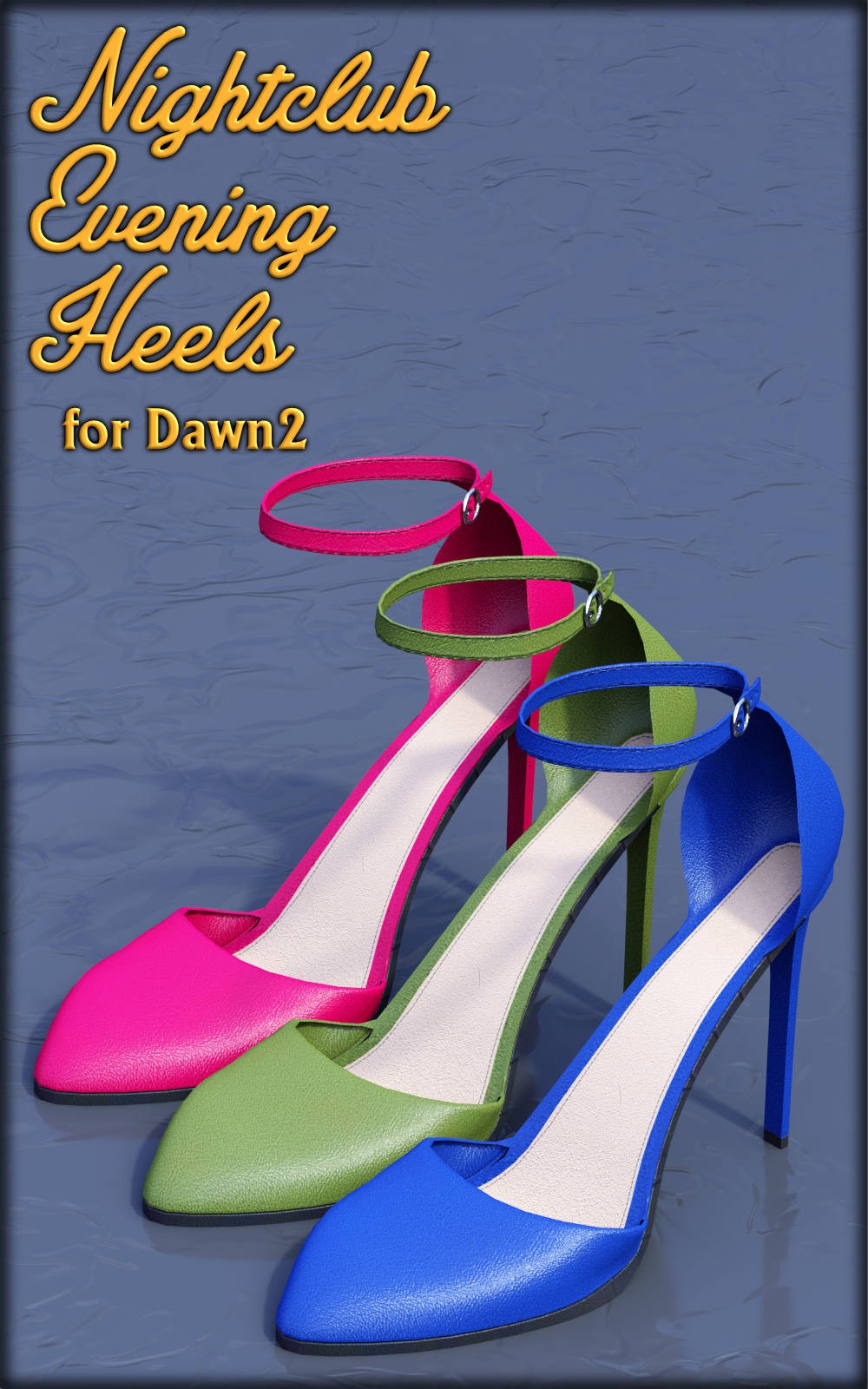 Nightclub Evening Heels for Dawn2 (Poser) by N/A