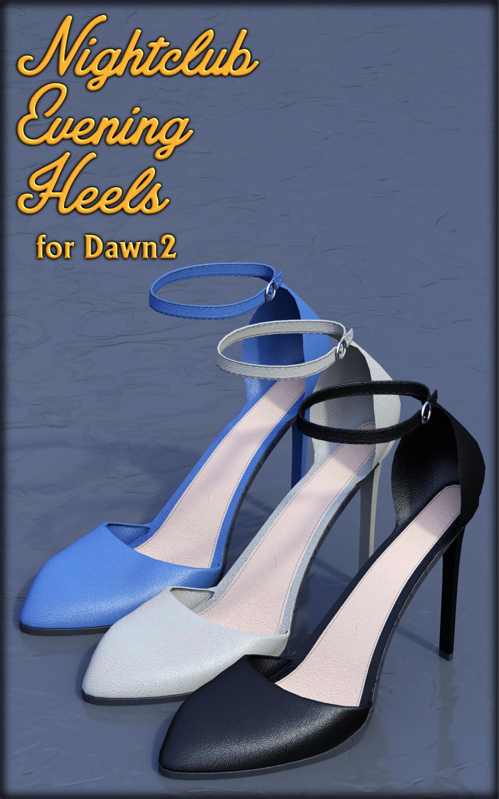 Nightclub Evening Heels for Dawn2 (Poser) by N/A