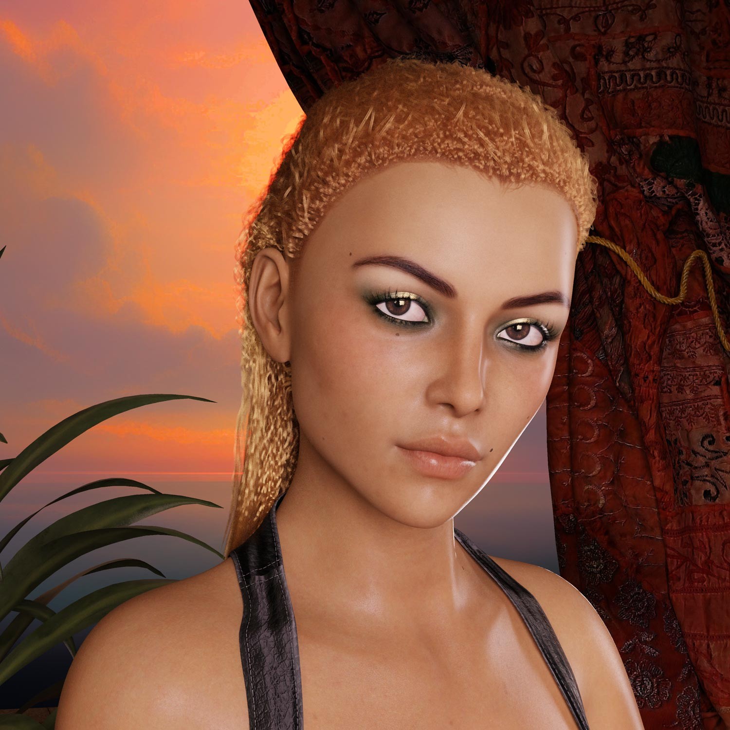 Prae-Sana Hair For G8/G9 Daz by N/A