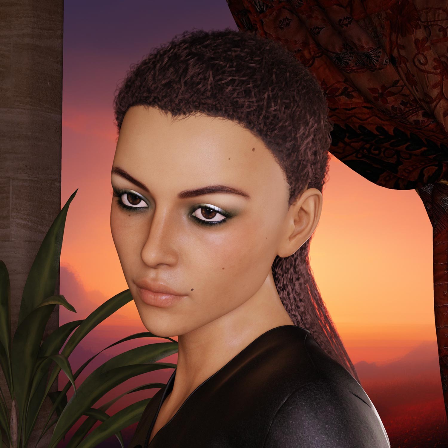 Prae-Sana Hair For G8/G9 Daz by N/A