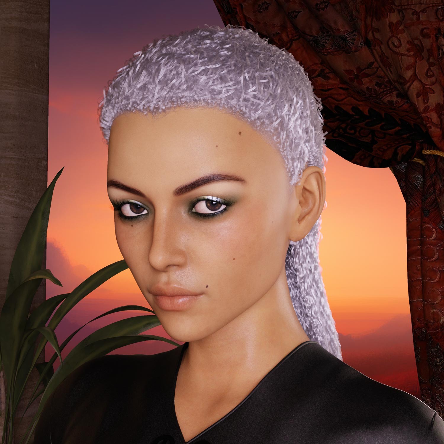 Prae-Sana Hair For G8/G9 Daz by N/A