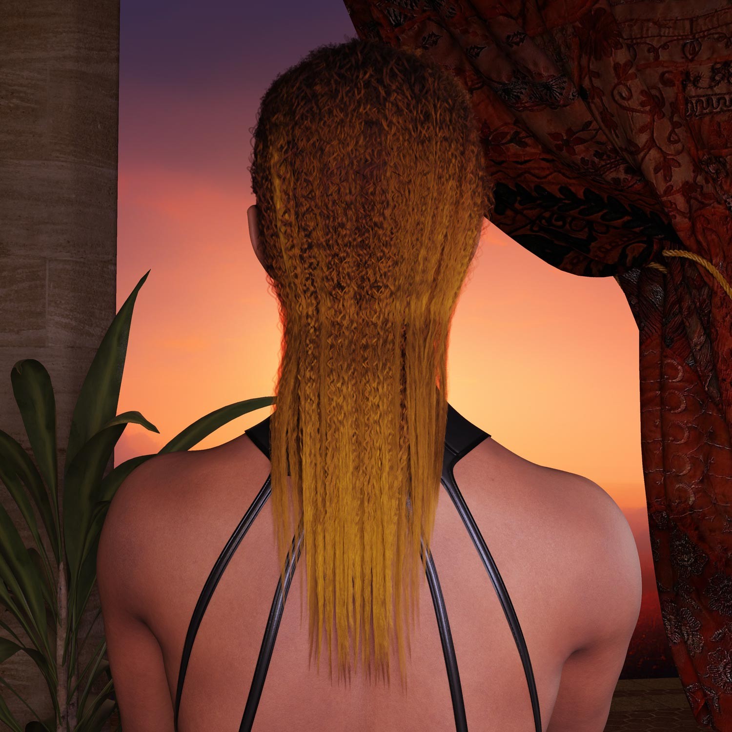 Prae-Sana Hair For G8/G9 Daz by N/A