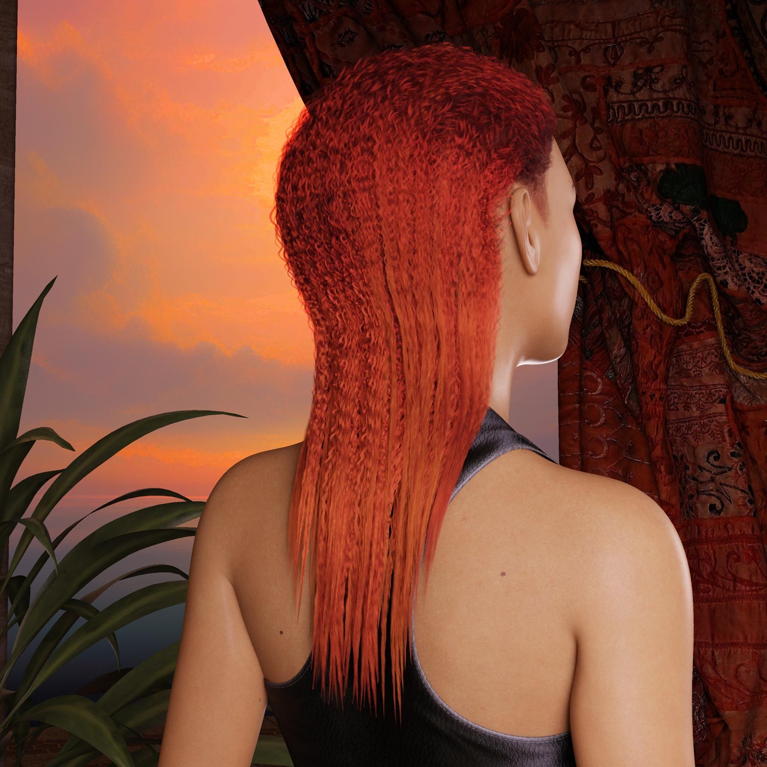Prae-Sana Hair For G8/G9 Daz by N/A