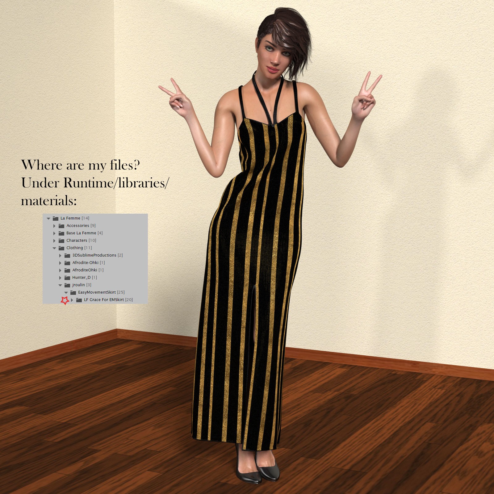 Grace for the Easy Movement Skirt and La Femme and Poser by N/A