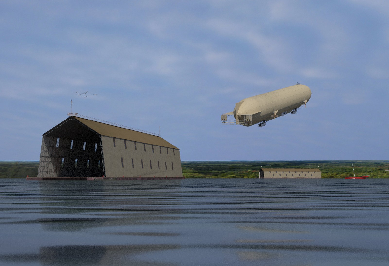 Zeppelin Hangar by N/A