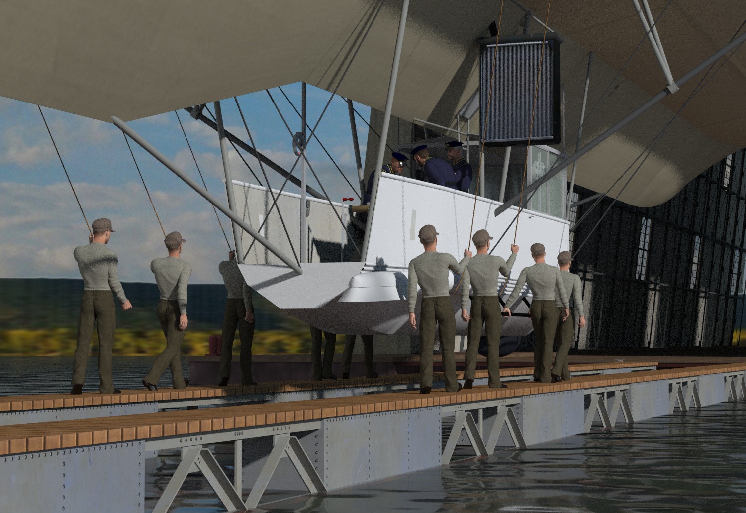 Zeppelin Hangar by N/A