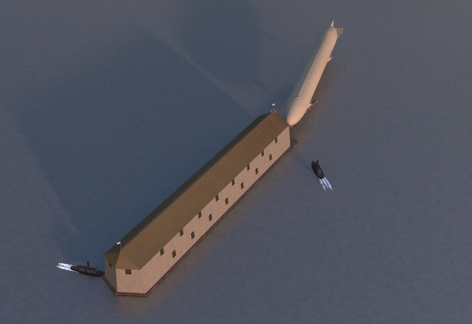 Zeppelin Hangar by N/A