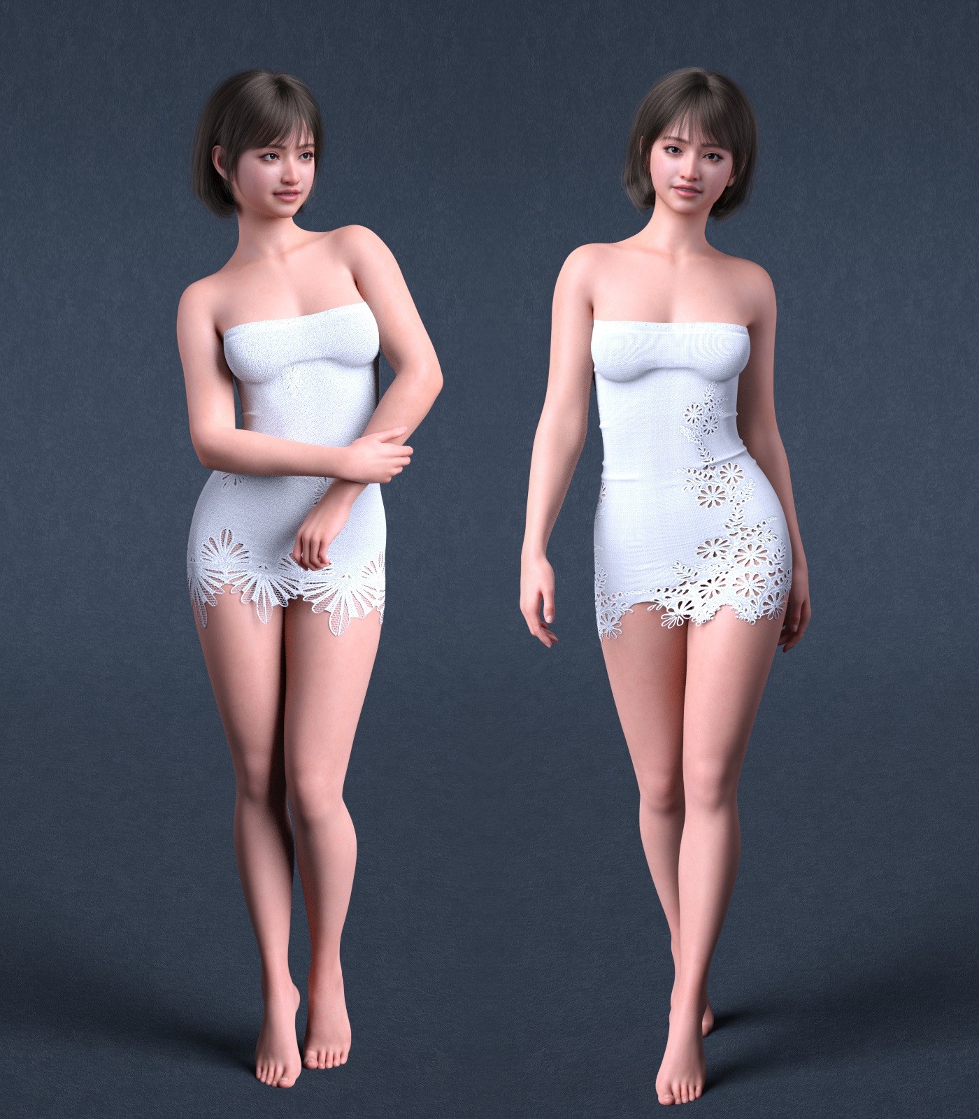 K3D Katiga Dress for Genesis 9 by N/A