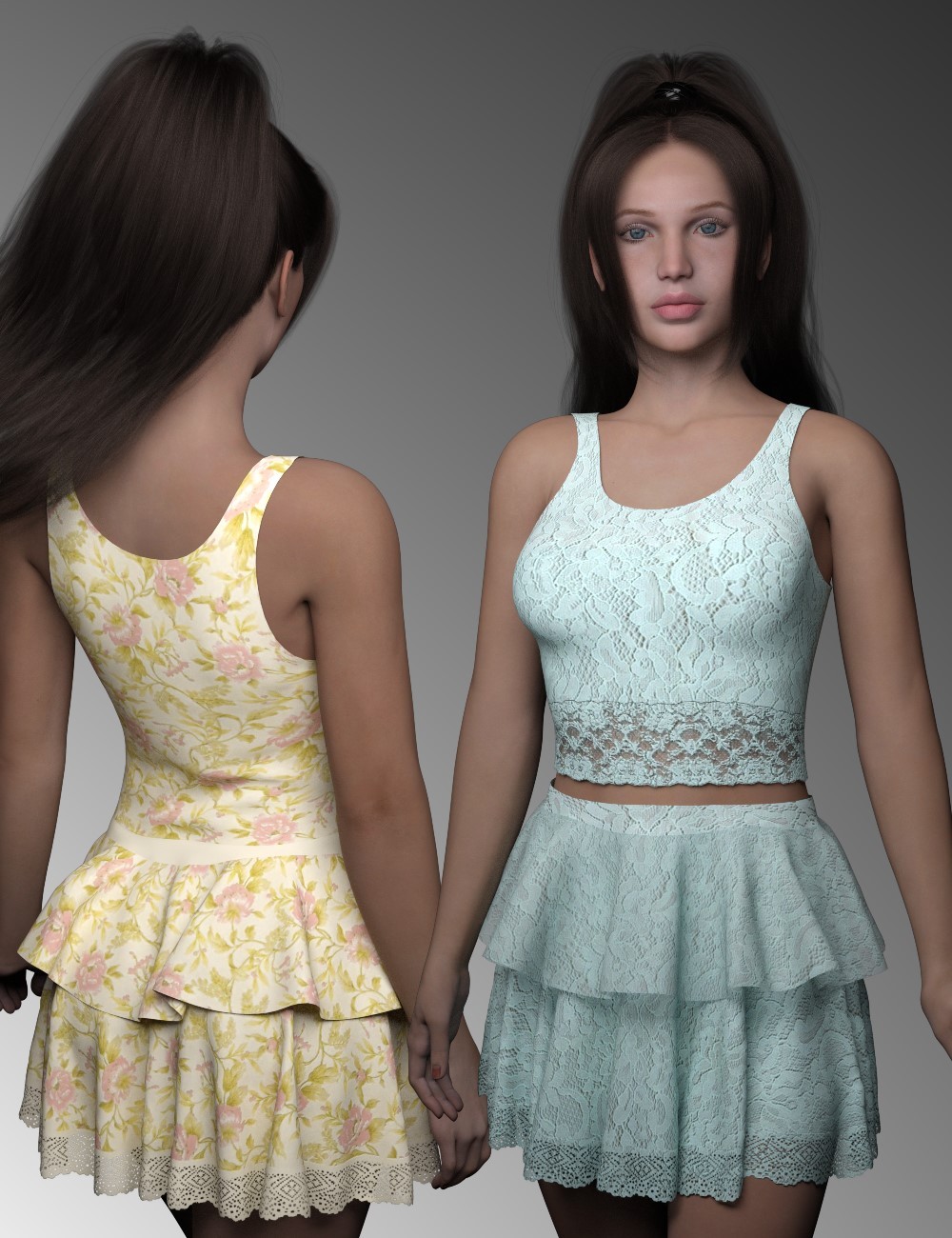 dforce Short Summer Dress Dawn2 by N/A