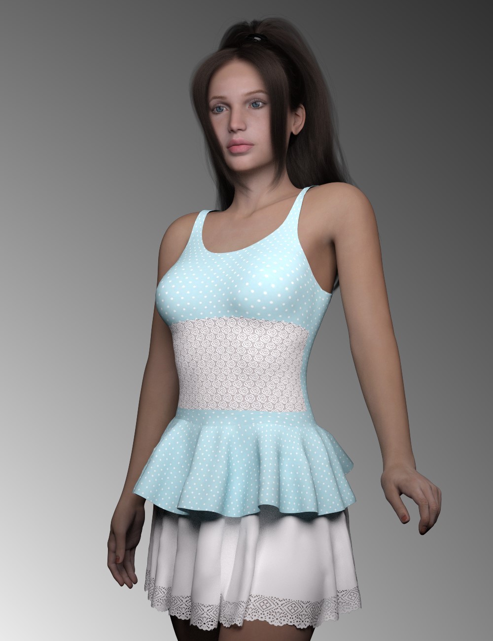dforce Short Summer Dress Dawn2 by N/A