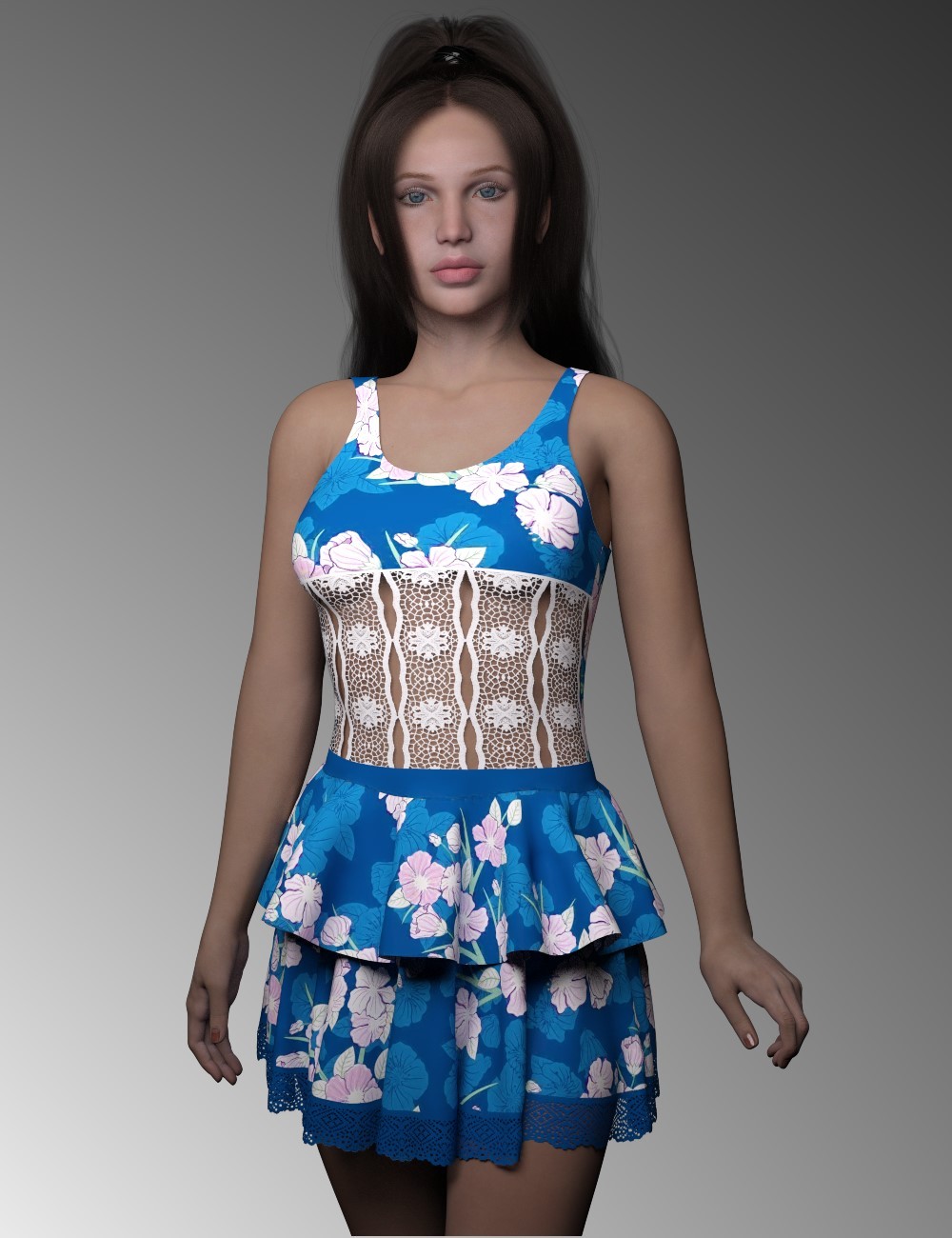 dforce Short Summer Dress Dawn2 by N/A