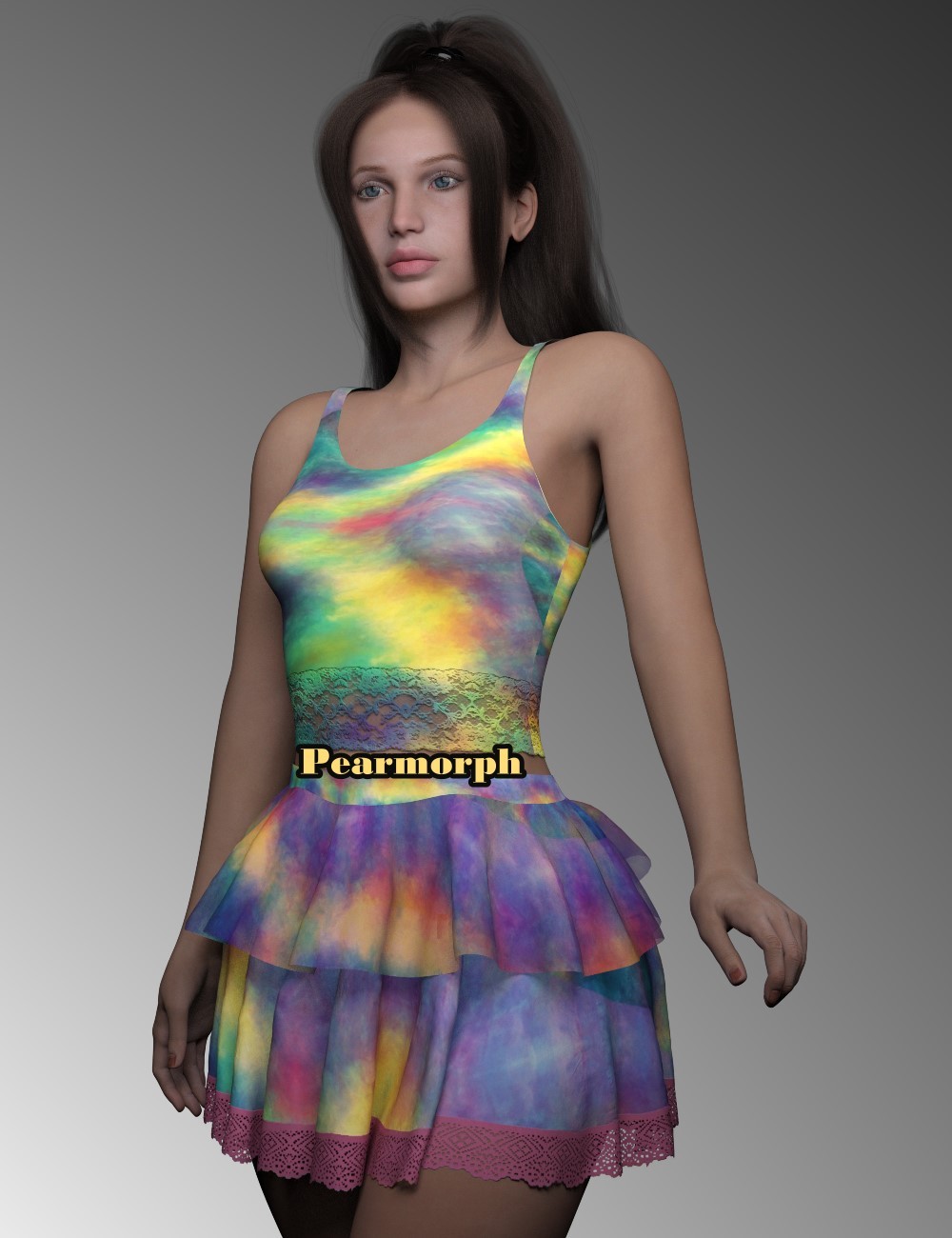 dforce Short Summer Dress Dawn2 by N/A