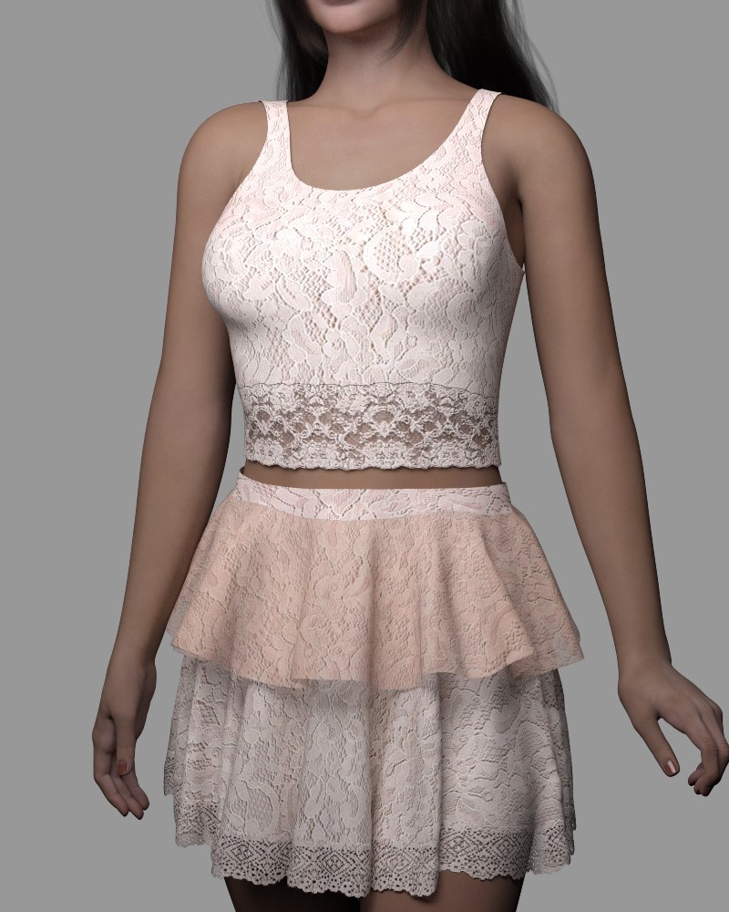 dforce Short Summer Dress Dawn2 by N/A