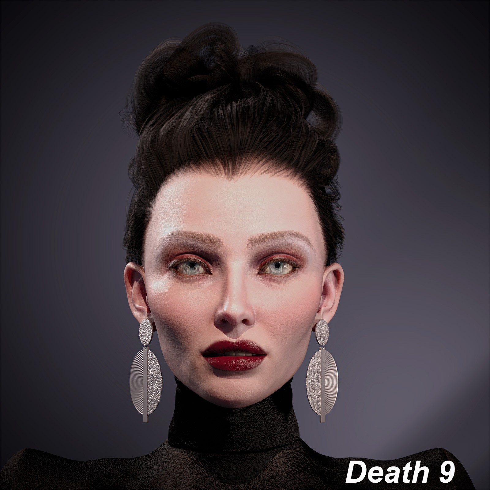 Oversized Geometrical Earrings for Genesis 9 by N/A
