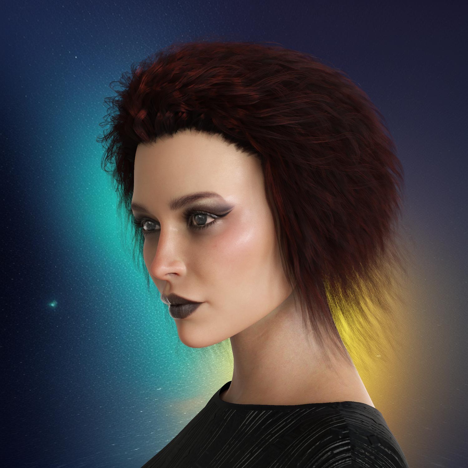 Prae-Rift Hair For G8/G9 Daz by N/A