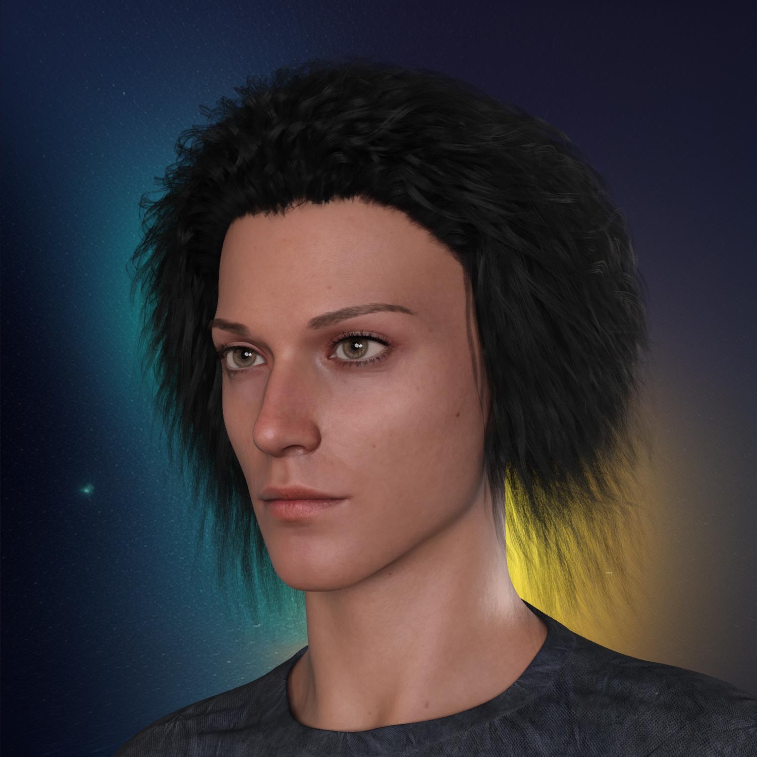 Prae-Rift Hair For G8/G9 Daz by N/A
