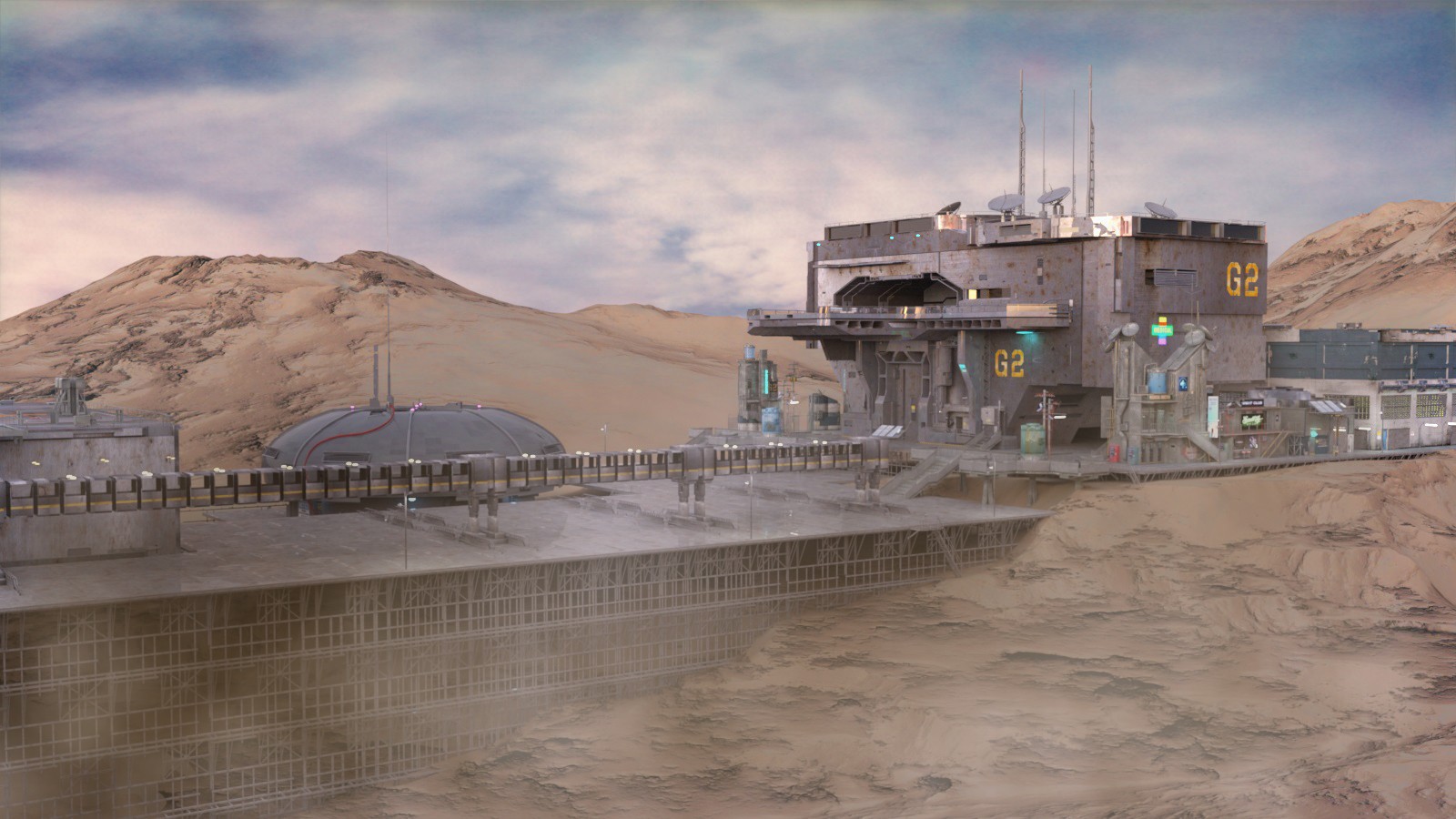Spaceport for DAZ by N/A