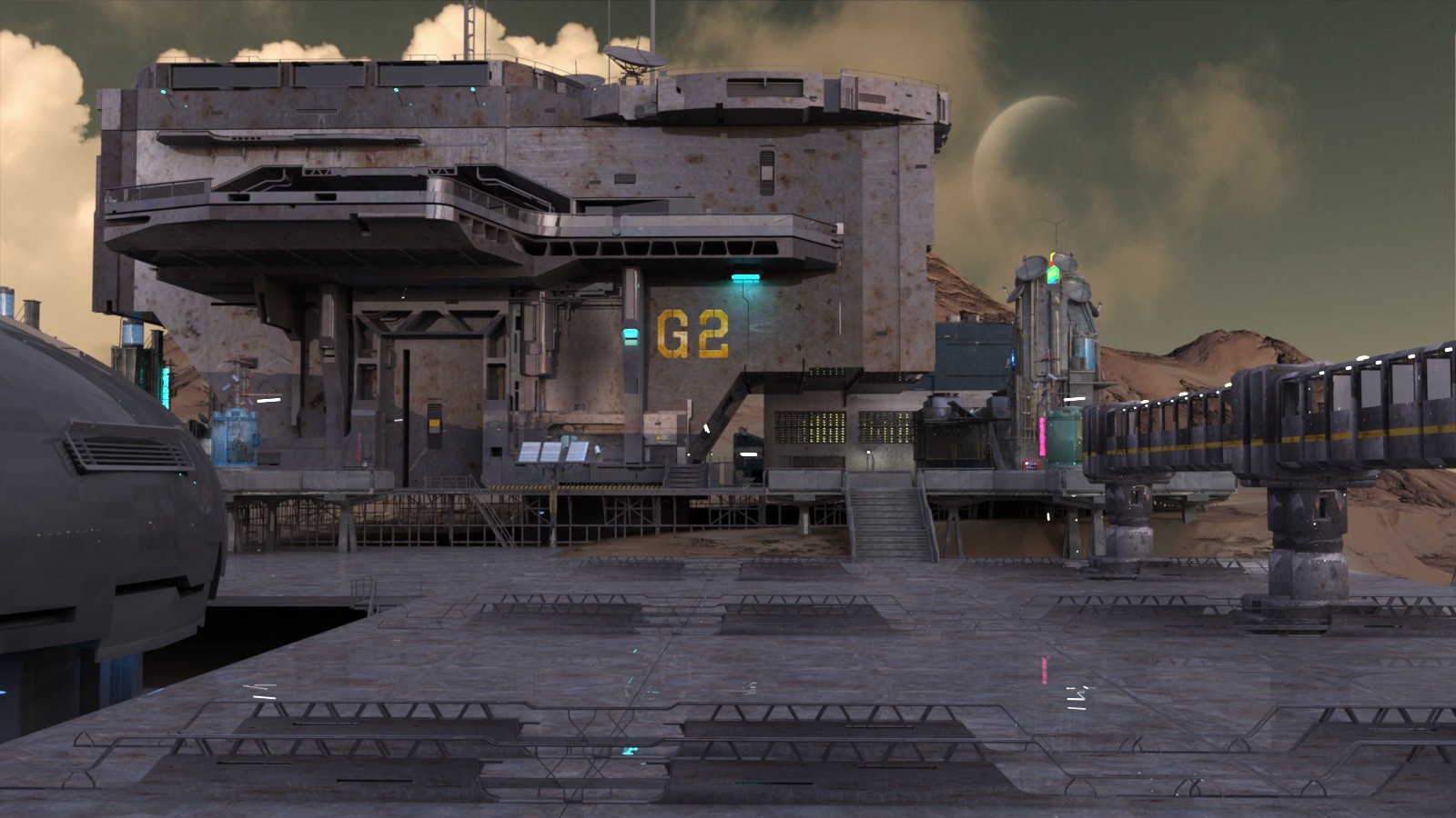 Spaceport for DAZ by N/A