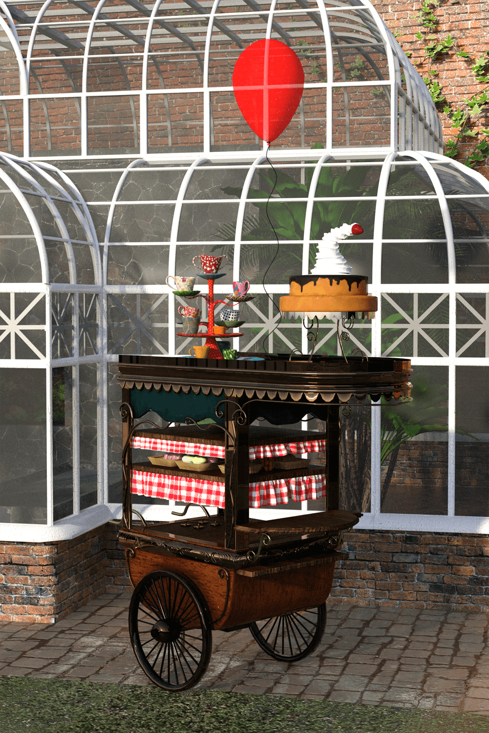 Alice's Flying Dessert Cart by N/A