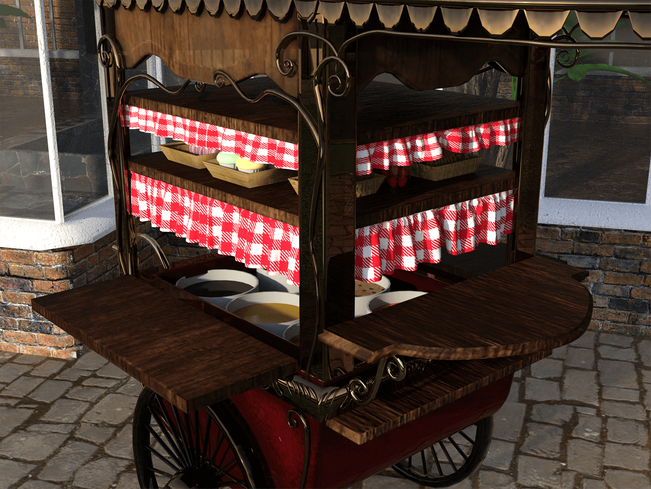 Alice's Flying Dessert Cart by N/A