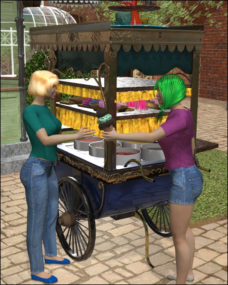 Alice's Flying Dessert Cart by N/A