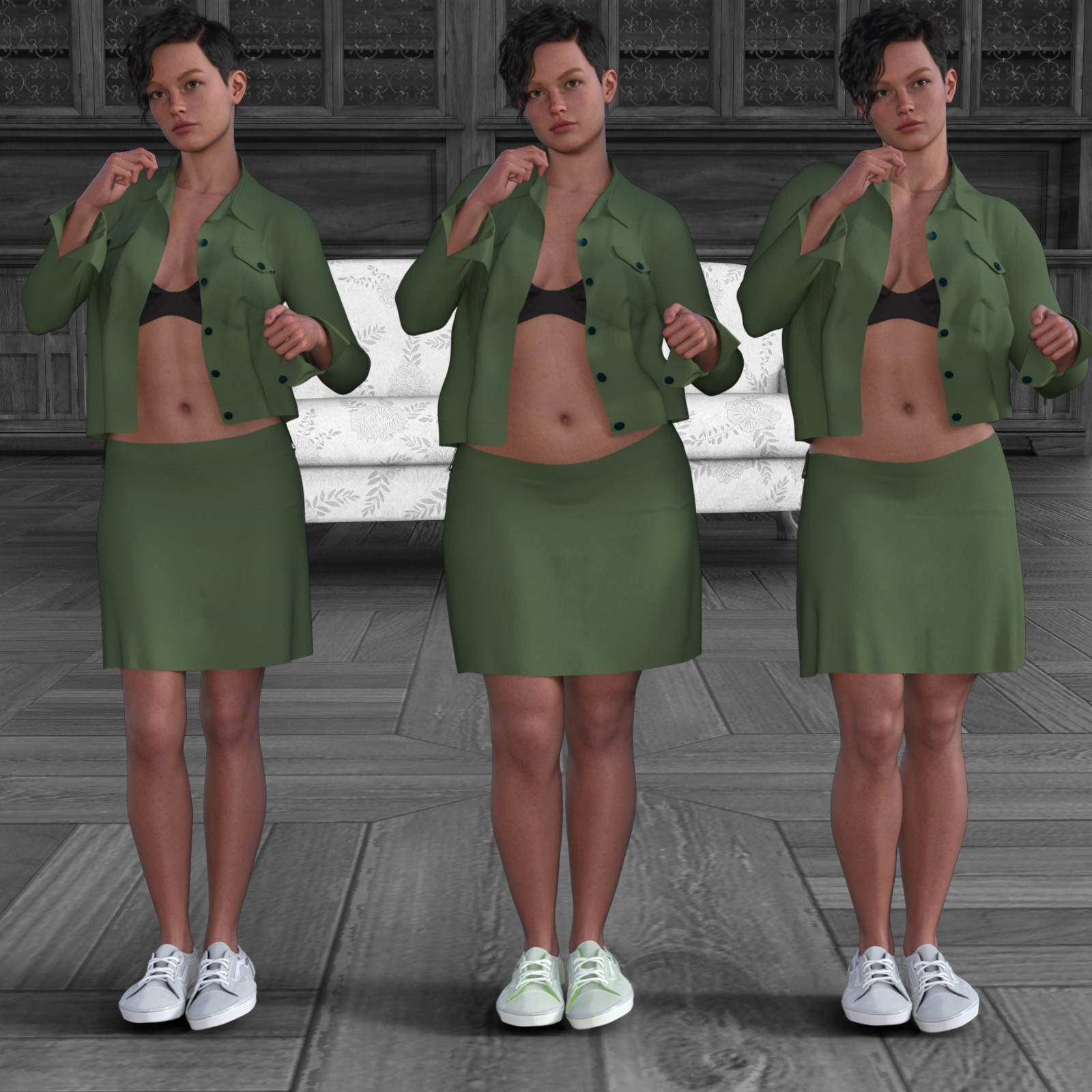 4 piece set including Crop Top for G9 by N/A